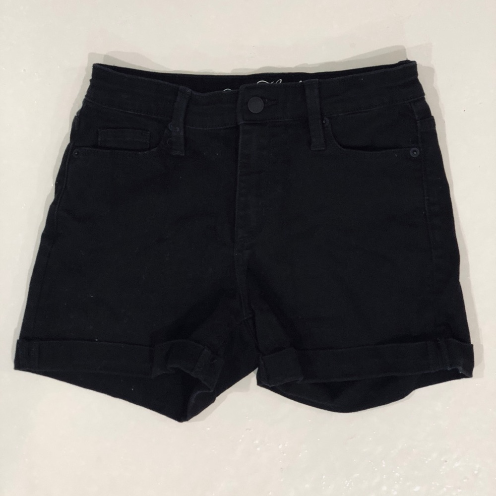 High Rise Midi Shorts